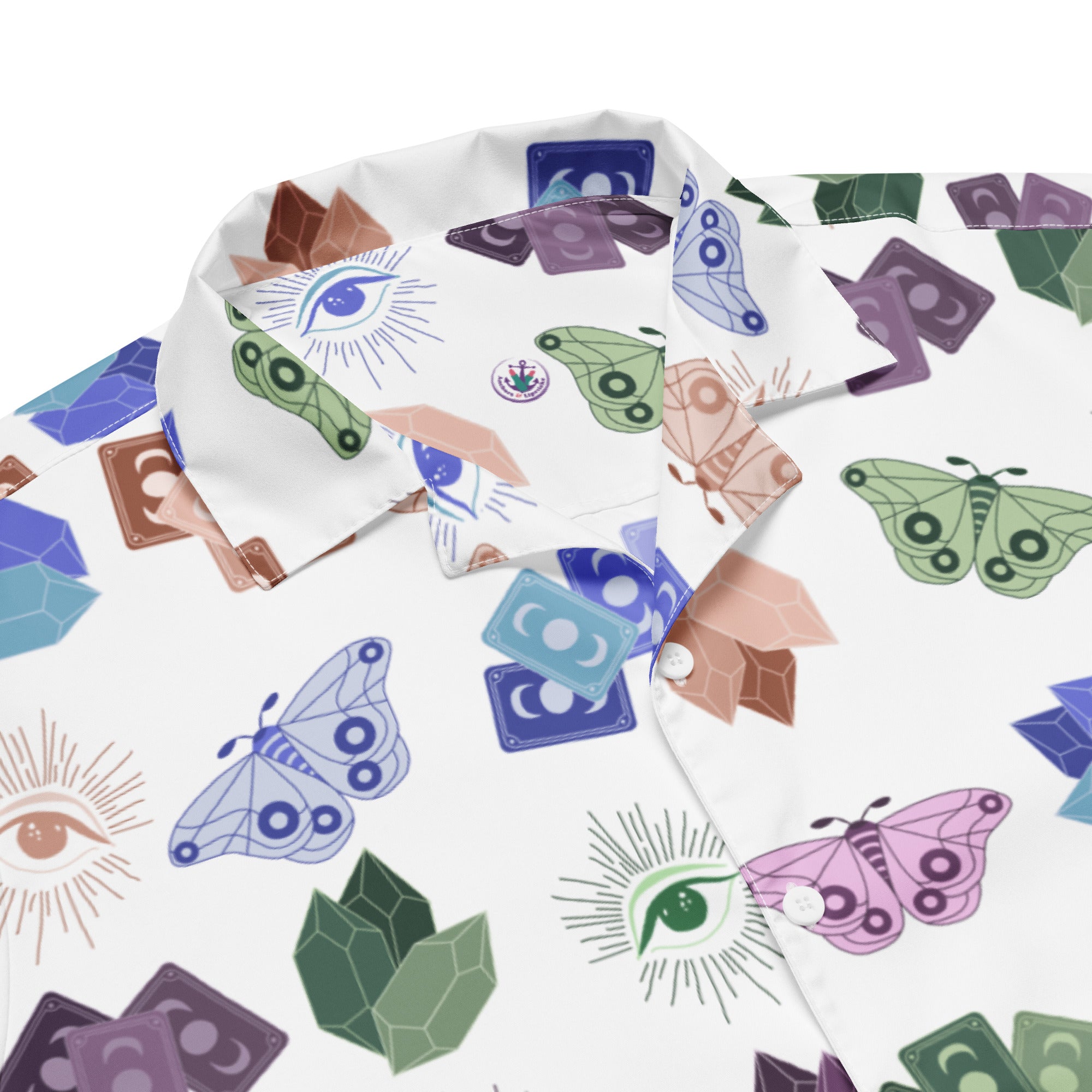 Subtle Whimsigoth Unisex button shirt image 0